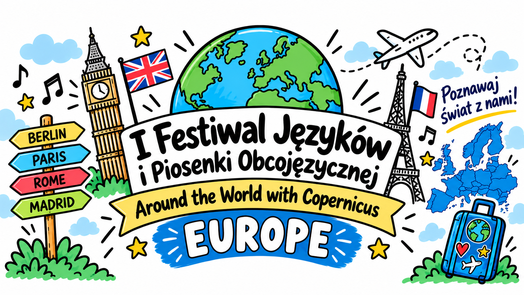 I Festiwal Języków i Piosenki Obcojęzycznej w szkole 28 września 2026